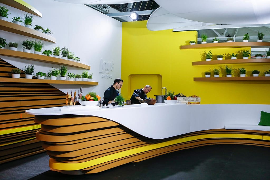The set-up for a Lay's get-to-know-the-customer event. Photo: PepsiCo